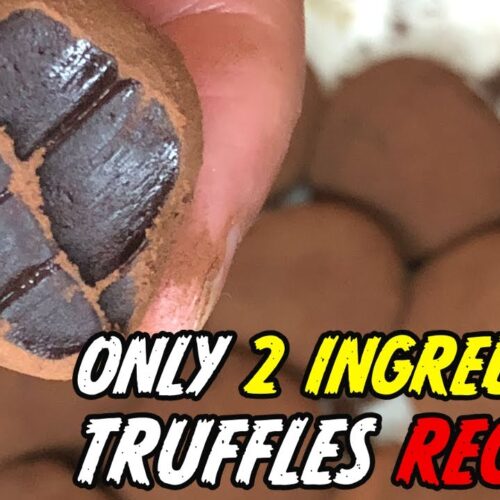 2-Ingredient Chocolate Truffles Recipe