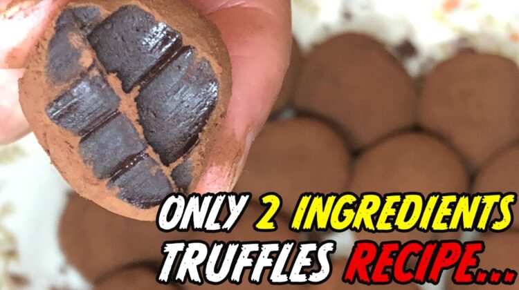 2-Ingredient Chocolate Truffles Recipe