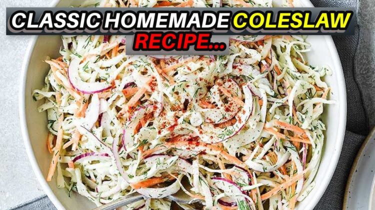 Easy Homemade Coleslaw Recipe